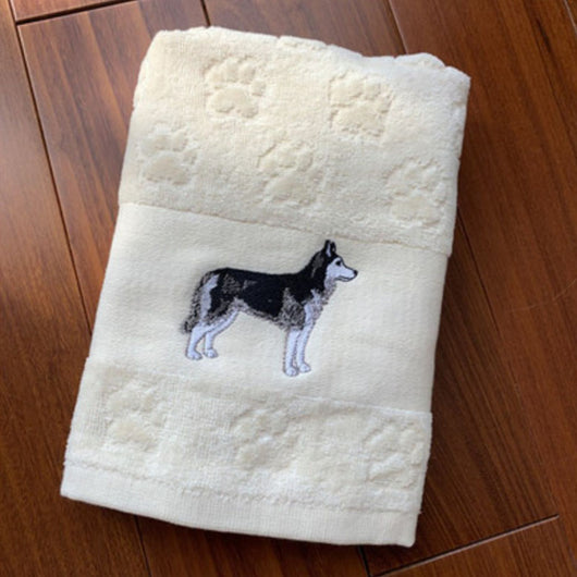 Toalla Absorbente para Mascotas con Bordado de Perro - Image 4
