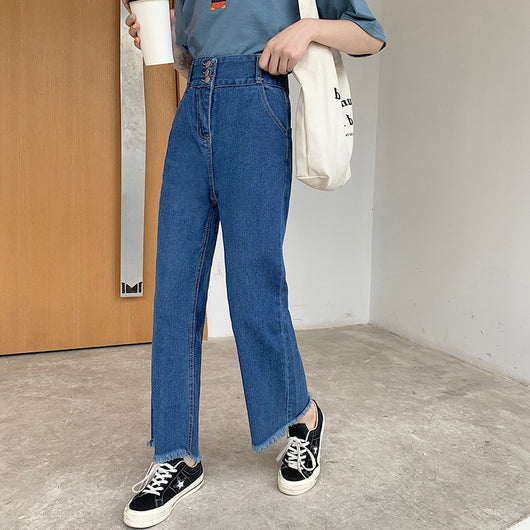 Jeans Talle Alto Pierna Ancha Tallas Grandes para Mujer - Image 14