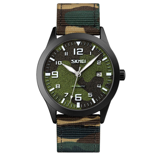 Reloj Automático Mecánico con Correa Táctica Camuflaje - Image 2