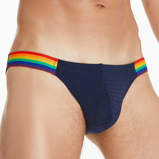 Calzoncillos Hombre Malla Nylon Cintura Arcoíris Baja Comodidad - Image 20