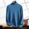 Camisa Casual de Cachemira con Cuello Alto para Otoño Invierno