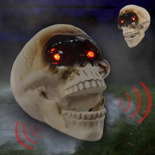 Calavera Flotante Animada con Sonido Realista para Halloween - Image 4