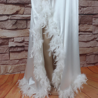 Vestido Africano Suelto de Lujo con Manga Murciélago y Abertura Alta - Image 15