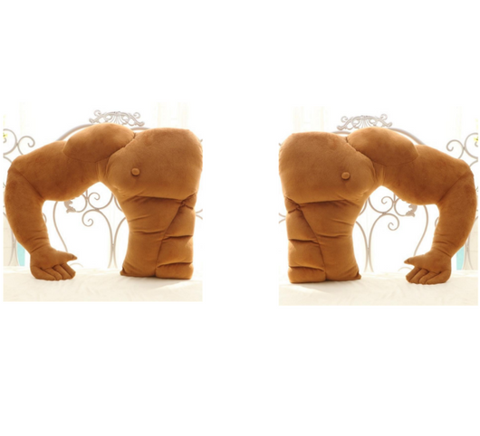 Almohada Abrazo Forma Brazo Musculoso - Cojín Peluche Novio - Image 11