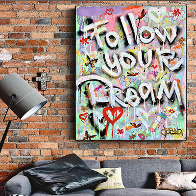Cuadro Inspiracional con Arte Urbano - Lámina Decorativa para Pared - Image 5