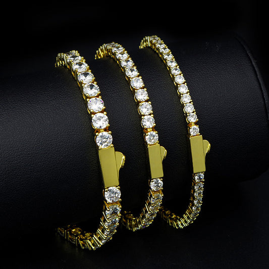 Pulsera Hip Hop con Rhinestones Brillantes - Joyería de Moda Urbana - Image 2