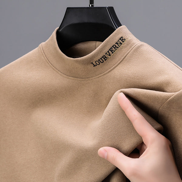 Camisa Térmica Reversible de Cuello Alto y Manga Larga