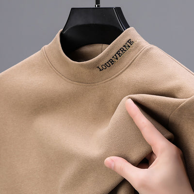 Camisa Térmica Reversible de Cuello Alto y Manga Larga