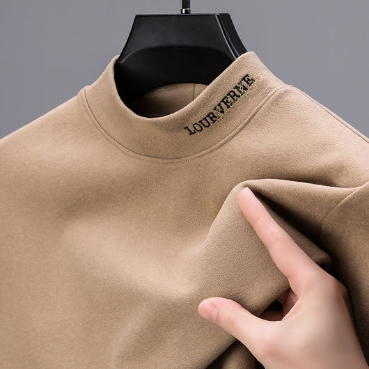Camisa Térmica Reversible de Cuello Alto y Manga Larga