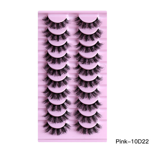 10 Pares de Pestañas Rizadas Naturales Voluminosas - Image 5