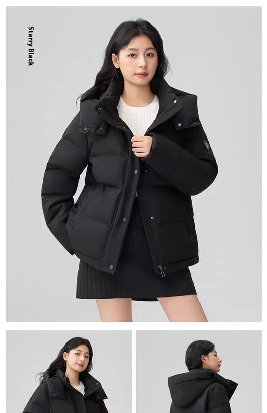 Chaqueta Corta de Algodón con Gorro Desmontable - Image 21