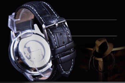 Reloj Mecánico Automático para Hombre con Banda de Acero de 6 Pernos - Image 3