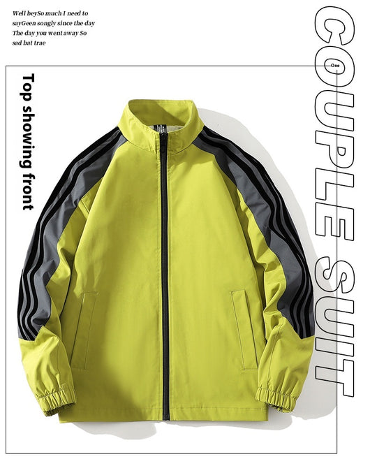Conjunto Deportivo Casual de 2 Piezas con Cuello Mao para Hombre - Image 18