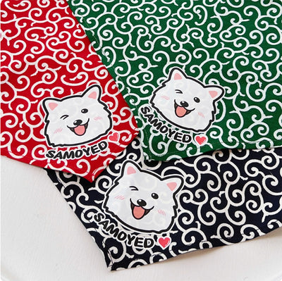 Pañoleta Triangular para Mascotas con Encaje Floral Tang - Image 3
