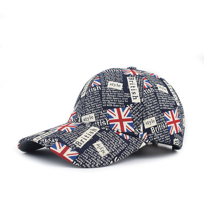 Gorra de Béisbol Estilo Británico con Letras del Alfabeto - Image 2