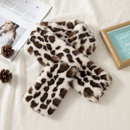 Bufanda de Leopardo Gruesa y Suave para Otoño e Invierno - Image 7