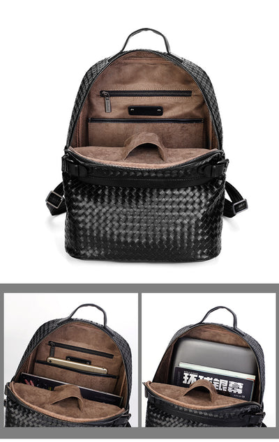 Mochila de Viaje Trenzada para Hombre con Gran Capacidad - Image 7