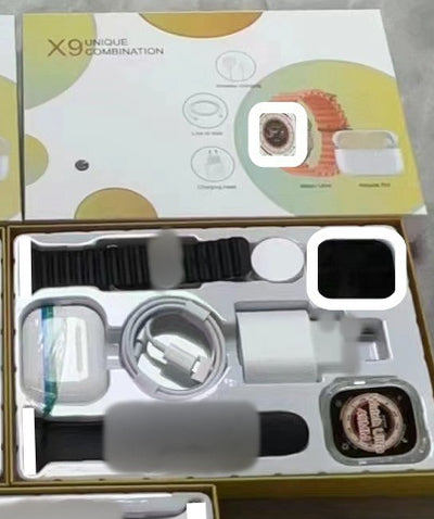 Reloj Inteligente 6 en 1 con Powerbank Inalámbrico, Auriculares Bluetooth y Correas Intercambiables - Image 9