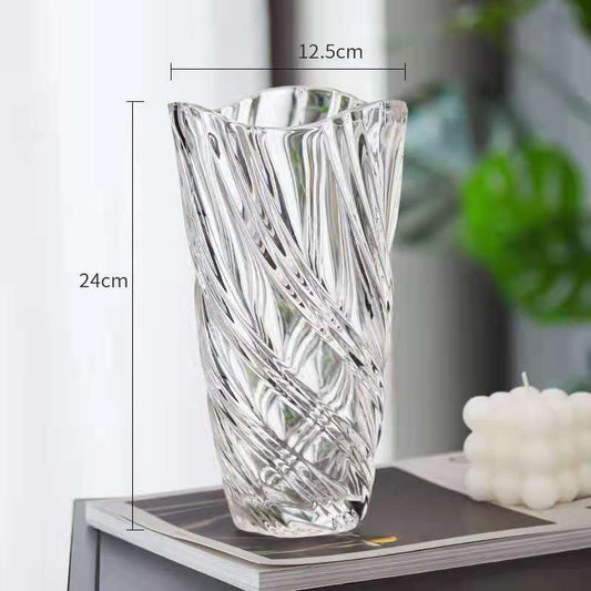 Jarrón de Cristal Luxury con Acabado Espejo - Decoración Elegante para Flores - Image 2