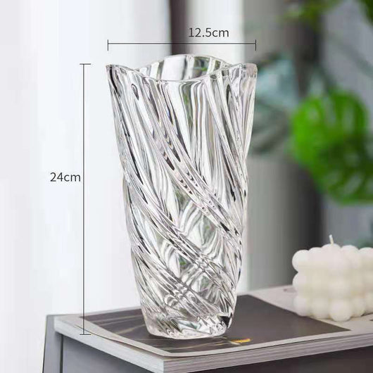 Jarrón de Cristal Luxury con Acabado Espejo - Decoración Elegante para Flores - Image 2