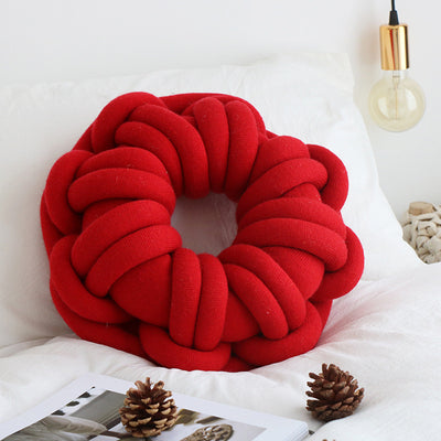 Almohada Anillo Donut para Selfies - Cojín Nudos Decorativo - Image 4