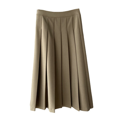 Falda Plisada Retro Francesa para Mujer Primavera - Image 3