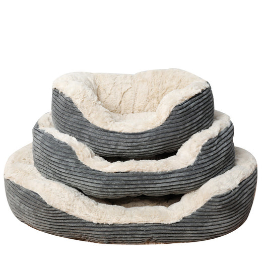 Cama Ovalada Térmica de Felpa para Gatos y Perros - Colchoneta Acogedora de Invierno - Image 3