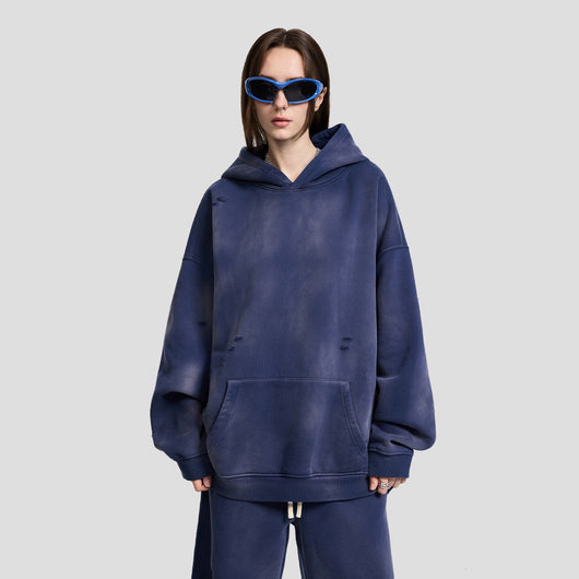 Suéter Oversized Fleece Desgastado - Image 10