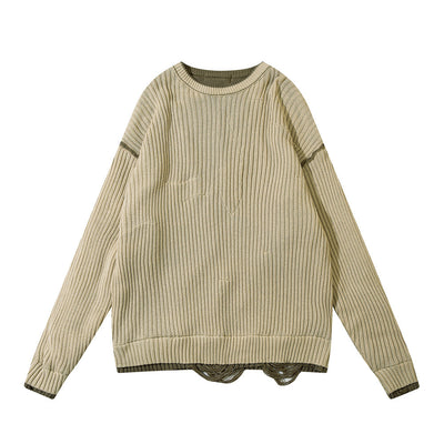 Playera Holgada de Cuello Redondo y Manga Larga - Image 17