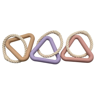 Juguete Interactivo de Cuerda para Perros - Anillo Triangular Resistente a Mordidas - Image 7