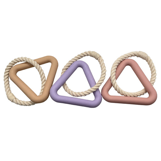 Juguete Interactivo de Cuerda para Perros - Anillo Triangular Resistente a Mordidas - Image 7