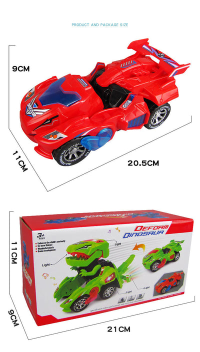 Auto Dinosaurio Transformable con Luz y Música - Juguete Eléctrico Infantil - Image 4