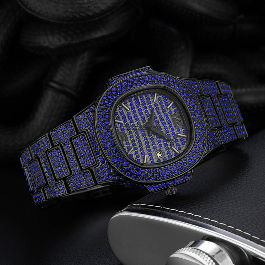 Reloj Hip Hop para Hombre con Diamantes Completos - Diseño Exclusivo - Image 8
