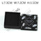 Creative Azul Pattern Cufflinks Men And Women Business French Shirt Cufflinks Tie Clip Accessories Gift Box Negro Feather Box Alloy