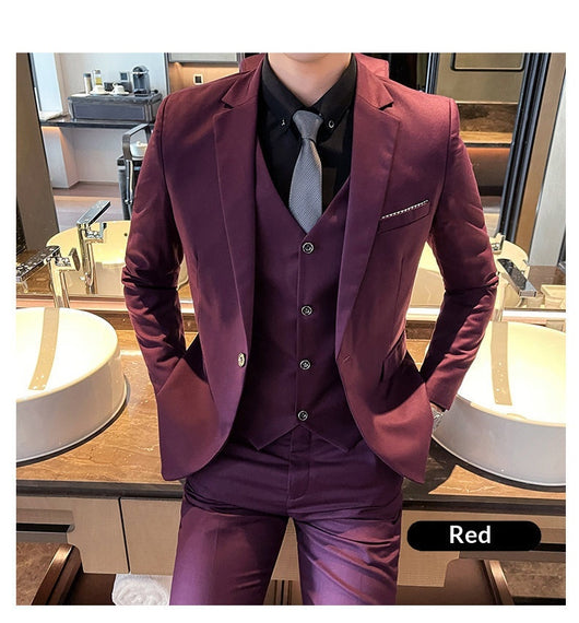 Traje Slim Fit Británico para Hombre - Conjunto Casual Elegante - Image 29