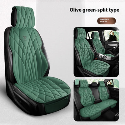 Funda de Asientos de Cuero Premium para Auto - Juego Completo 5 Plazas - Image 24