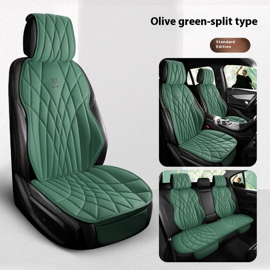 Funda de Asientos de Cuero Premium para Auto - Juego Completo 5 Plazas - Image 24