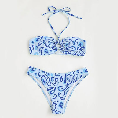 Bikini Bandeau Sexy con Abertura Frontal - Image 2