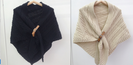 Poncho Triangular de Cuero Hueco Estilo Coreano - Abrigo Elegante de Color Liso - Image 7