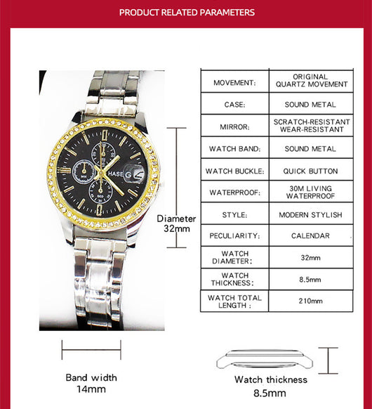 Reloj de Cuarzo Resistente al Agua Estilo Coreano - Image 13