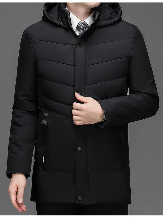 Elegante Abrigo Acolchado de Terciopelo para Invierno - Image 9