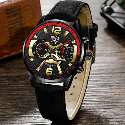 Reloj de Negocios DEYROS para Hombre con Calendario y Movimiento de Cuarzo - Image 10