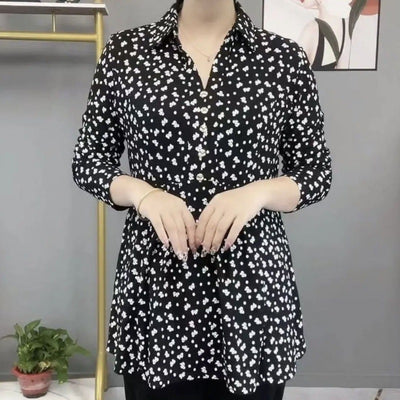 Blusa Floral Holgada Midi - Comodidad y Estilo - Image 5