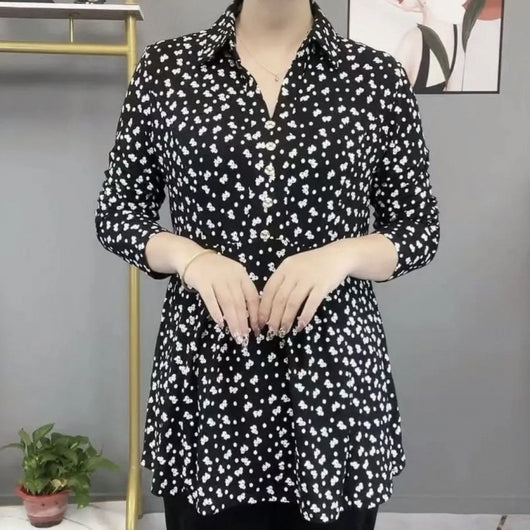 Blusa Floral Holgada Midi - Comodidad y Estilo - Image 5