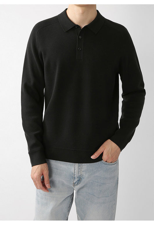 Suéter de Punto Casual en Lana de Cordero - Diseño Liso y Moderno - Image 28