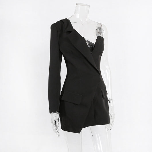Blazer Asimétrico Escote V Profundo - Image 123