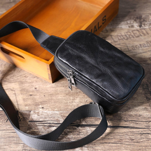 Bolsa Mensajero de Cuero Genuino Cowhide para Hombre - Image 17