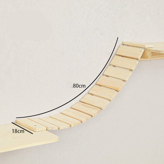 Plataforma Rascadora de Madera Maciza para Gatos con Tablero de Sisal - Image 26