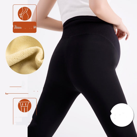 Pantalones Maternales Impermeables Forrados en Polar para Otoño e Invierno - Image 5