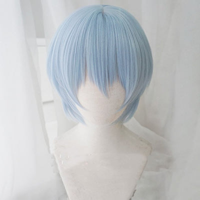 Peluca Corta Capas para Cosplay - Multicolor